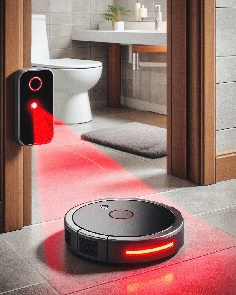 Setting Infrared Virtual Wall in Robot Vacuums